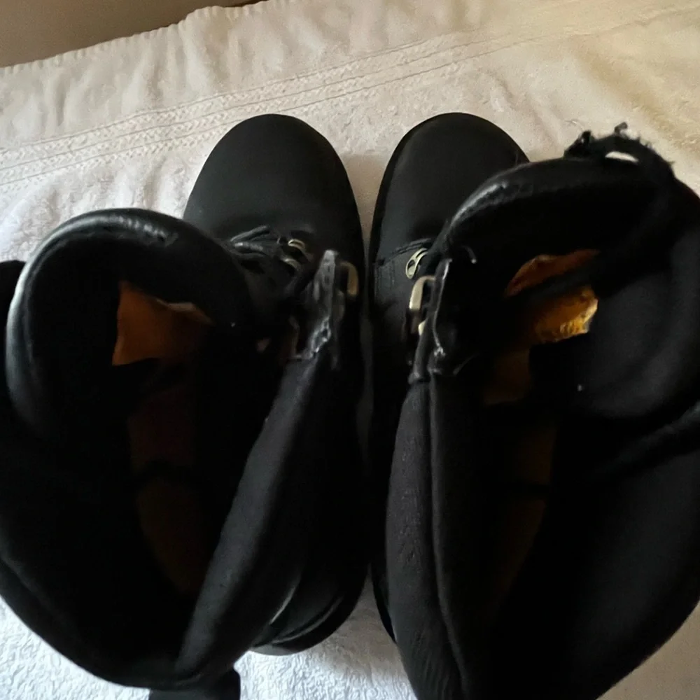 Caterpillar Black Waterproof Steel Toe Safety Shoes Sz 9.5